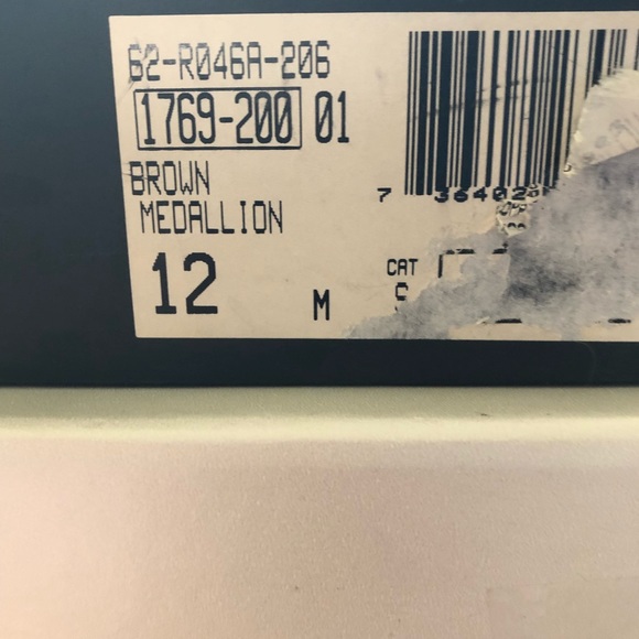 EUC Men’s BASS Brown Medallion Loafers Size 12 - Picture 4 of 7